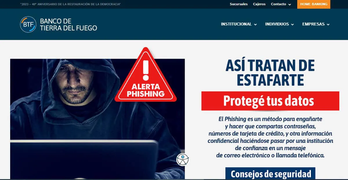 Advierten sobre intentos de estafas de ciberdelincuentes mediante el BTF