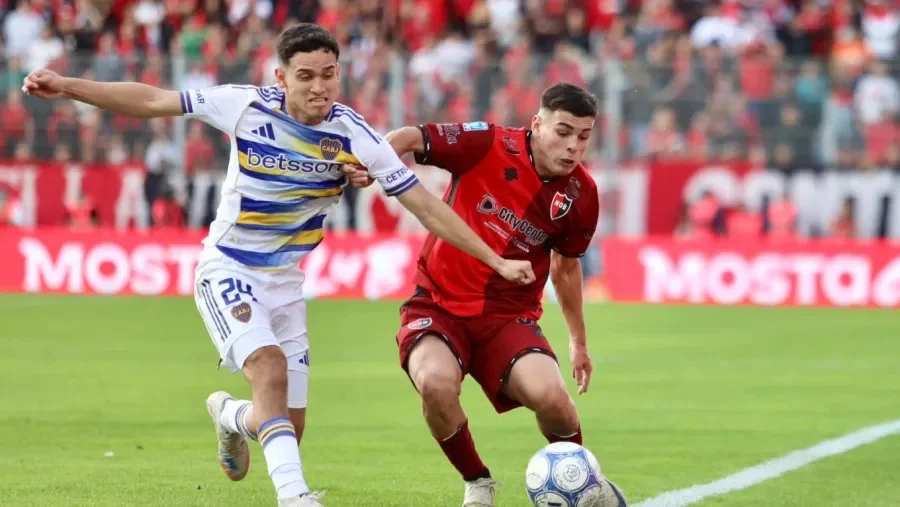 Newell's igualó un frenético duelo ante Boca 2-2 en el Coloso
