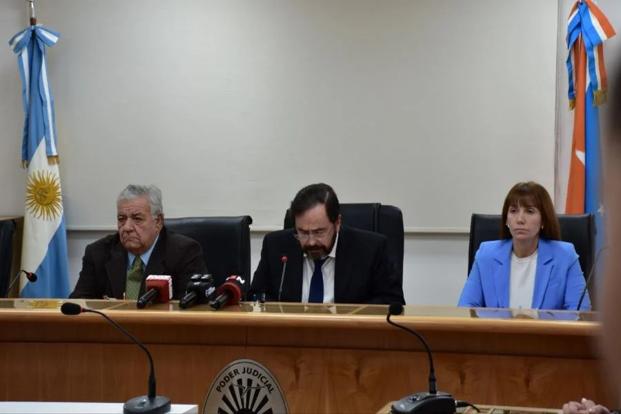 Jueces Juan José Varela, Eduardo López y Verónica Marchisio