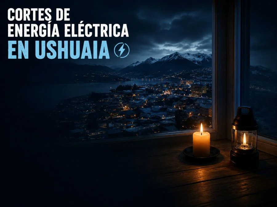 Este lunes habrá un corte de energía eléctrica en gran parte de Ushuaia