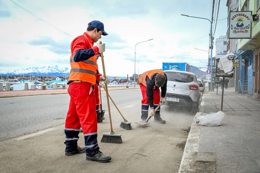 Este jueves se llevará adelante una jornada de limpieza por todo el centro de Ushuaia