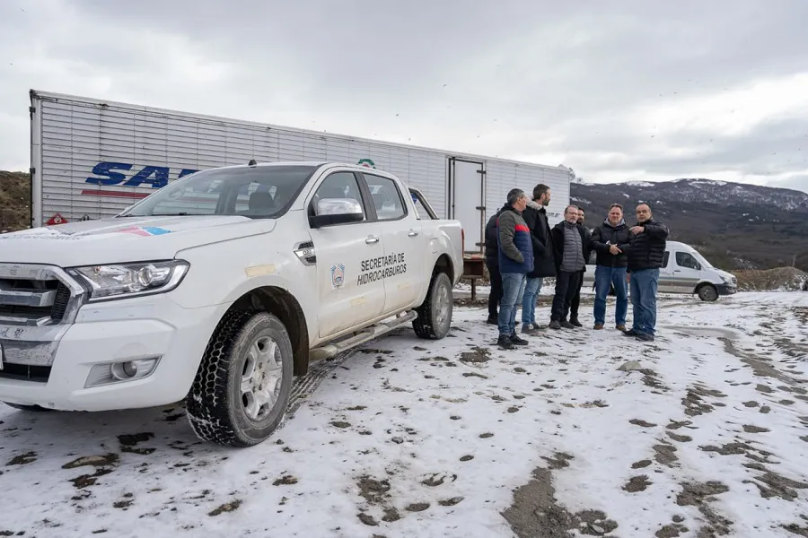 Recorrida del predio en que se construirá la nueva Usina Eléctrica de Ushuaia