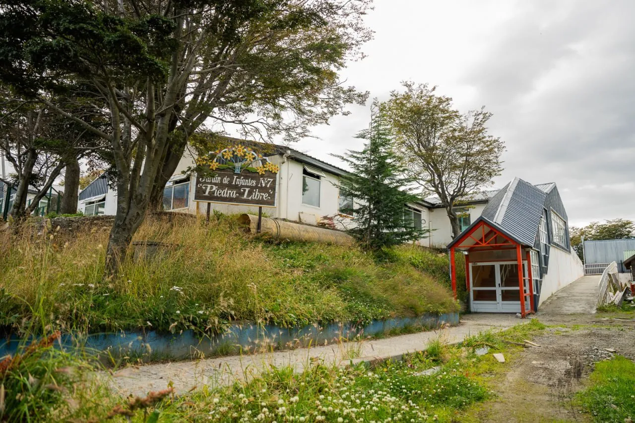 Se retomaron los trabajos de obra en el Jardín de Infantes N7 Piedra Libre