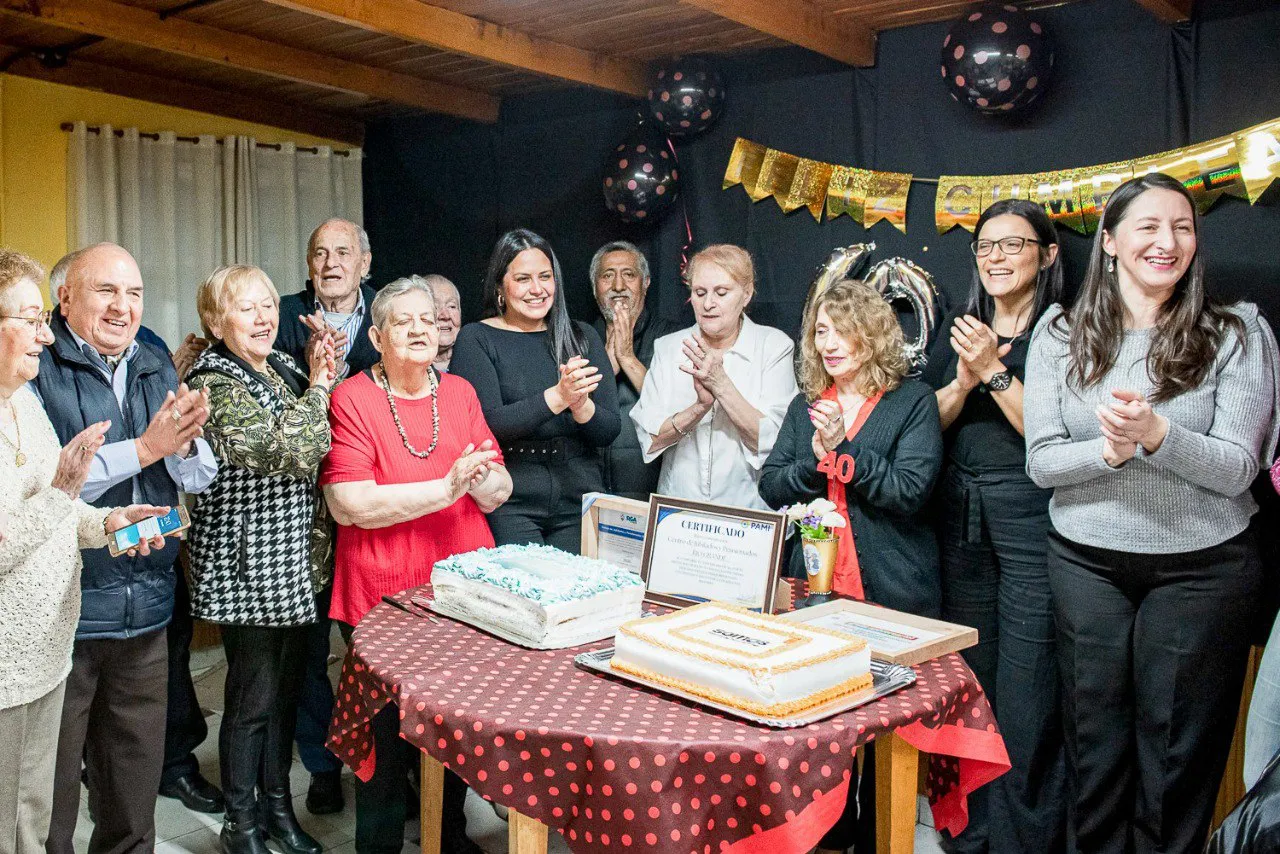 El Centro de Jubilados y Pensionados “Río Grande” celebró su 40° Aniversario