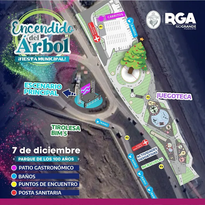 Habrá numerosos cortes de calles por el show del Encendido del Arbolito de Navidad 2