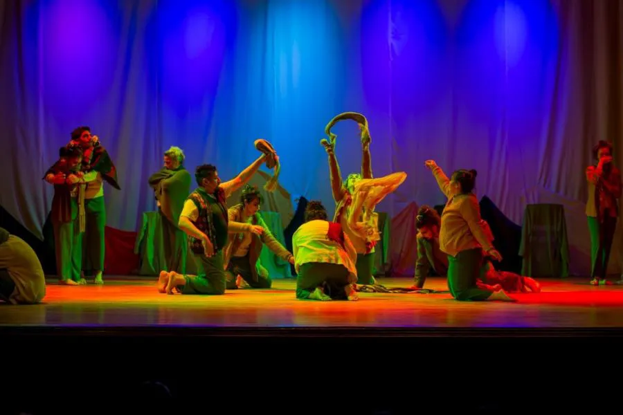 Se presentó el espectáculo de danzas “Nacido y Criado” en la Casa de la Cultura