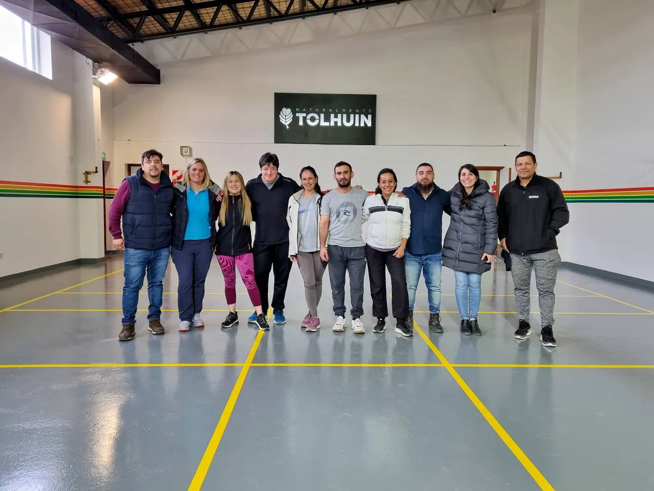 Finalizó el trabajo de restauración sobre el anexo del polideportivo Ezequiel Rivero