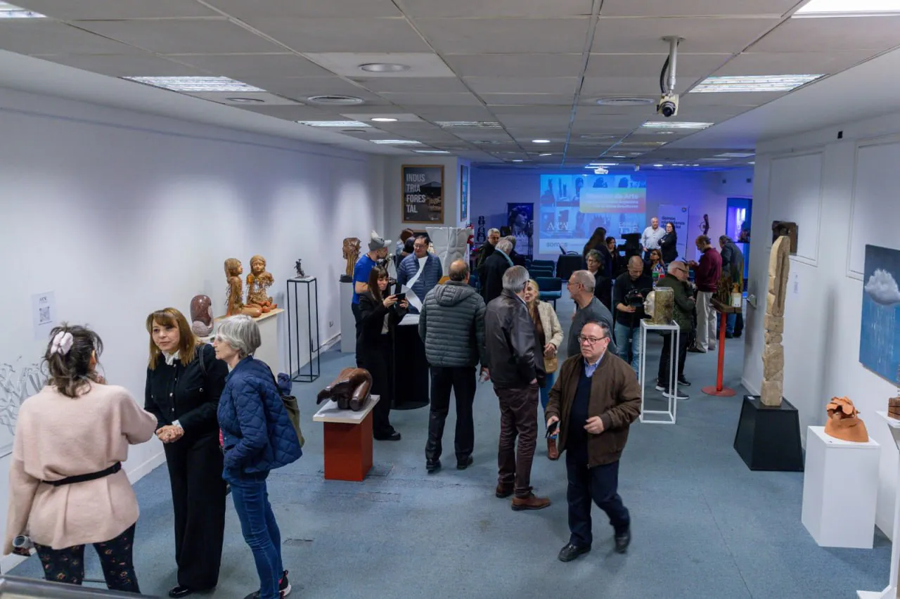 Se inauguró la muestra de arte en Casa Tierra del Fuego lanzando una convocatoria para artesanos (3)