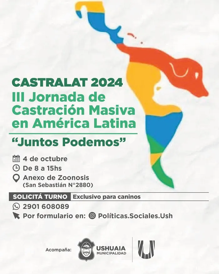 Este viernes se realizará una jornada de castración masiva de perros en Ushuaia (2)