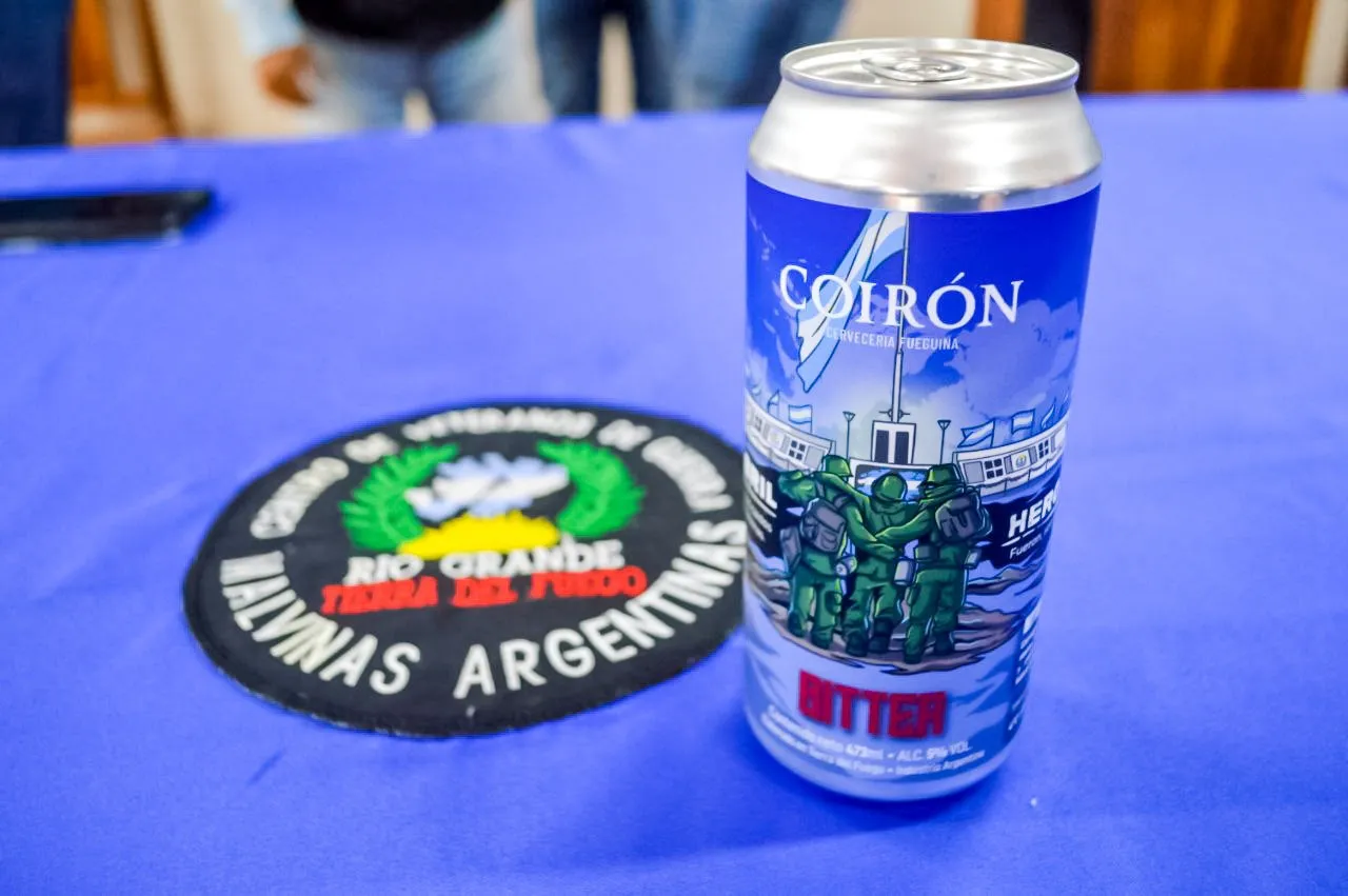 Se realizó el lanzamiento de la cerveza Coirón edición Malvinas