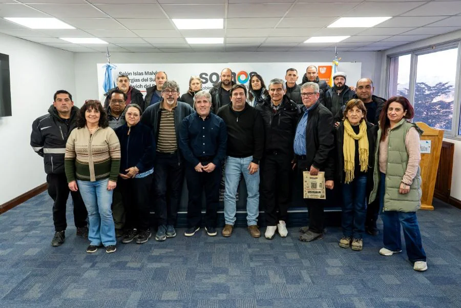 Representantes de la Federación Argentina de Trabajadores Viales se reunieron con Canals