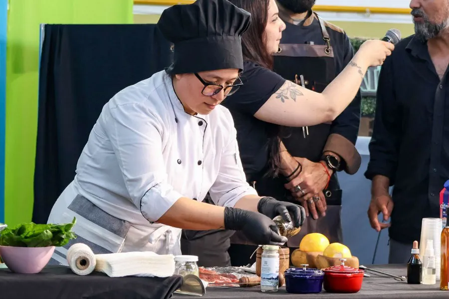 Perez destacó el trabajo local que se vivó en la 4ª Expo Agroproductiva en La Misión Salesiana (1)