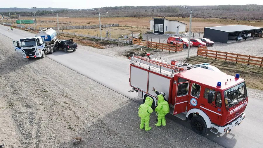 Se desarrolló una capacitación y simulacro de accidentes y respuesta en emergencias (1)