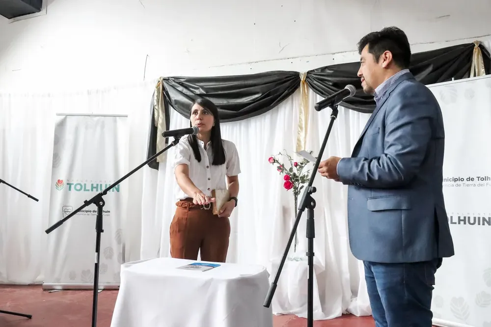 Daniel Harrington tomó juramento a su gabinete de cara a la nueva gestión