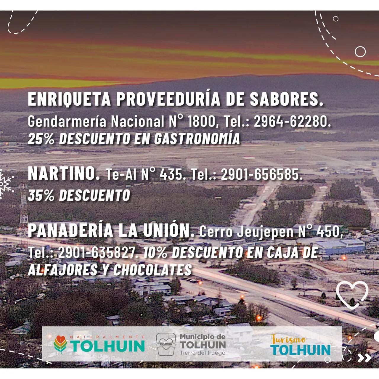 Con descuentos de hasta un 50% se lanzó el programa “Invierno con Vos” en Tolhuin (3)