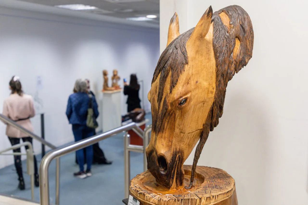 Se inauguró la muestra de arte en Casa Tierra del Fuego lanzando una convocatoria para artesanos (2)