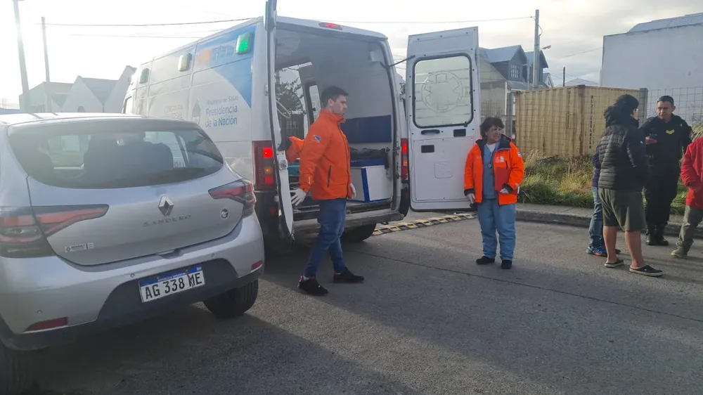Una mujer y tres menores debieron ser hospitalizados tras un violento choque (4)