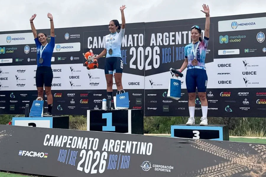 Tiziana Pastori obtuvo medalla de Bronce en el Campeonato Argentino de Mountain Bike