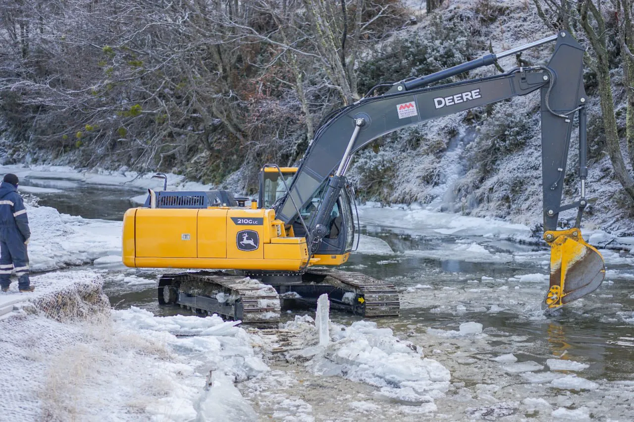 Las bajas temperaturas afectan el normal servicio de agua potable de Ushuaia