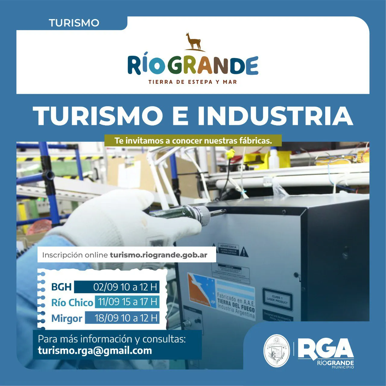 Organizan recorridos turísticos con visitas guiadas por las fábricas riograndenses
