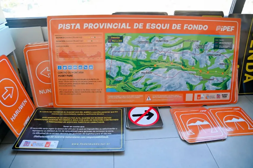 Se trabaja entre el municipio y el Infuetur para mejorar la señalética turística de Tolhuin