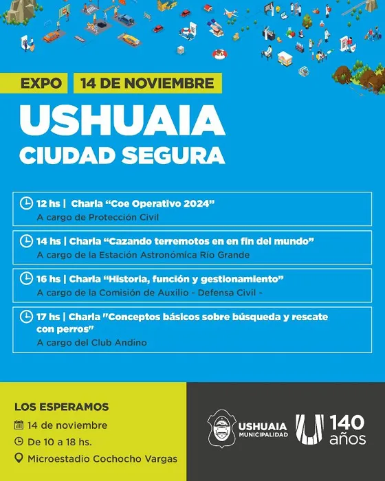 Este miércoles y jueves se realizará la 1° “Expo Ushuaia Ciudad Segura” (3)