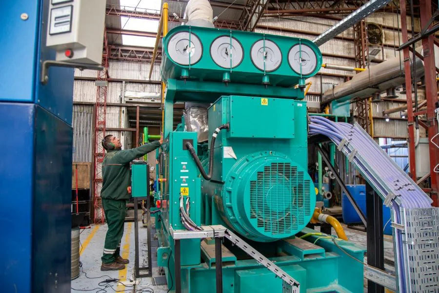 puesta en marcha del generador de Tolhuin