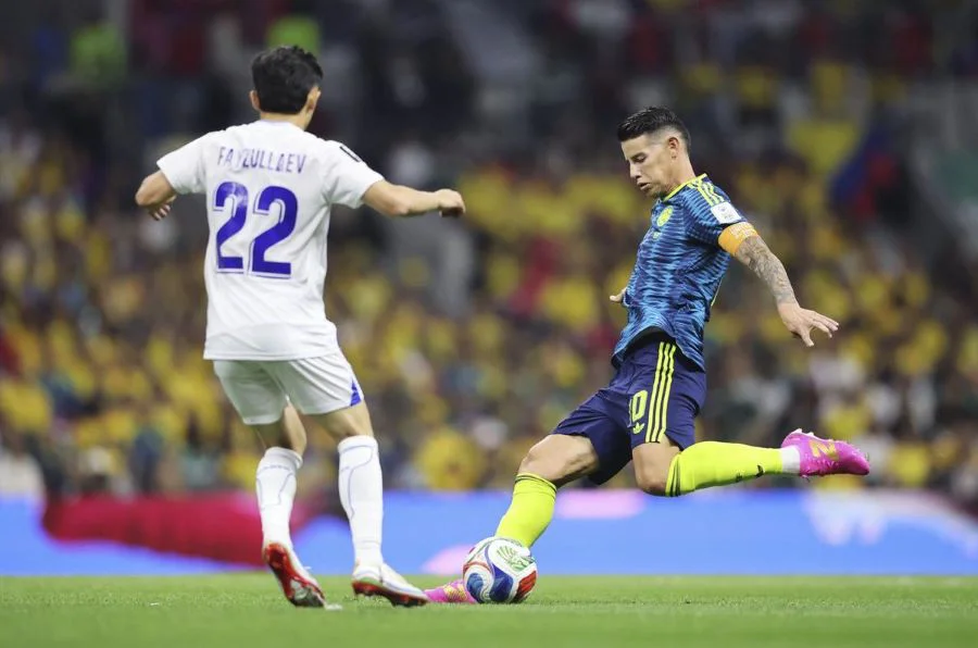 Colombia derrotó por 3 a 1 a Uzbekistán