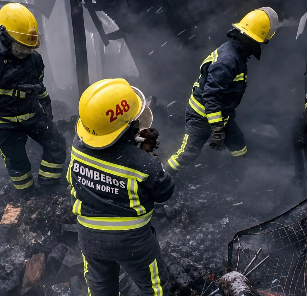 Un niño de 8 años murió en un incendio en el barrio Dos Banderas
