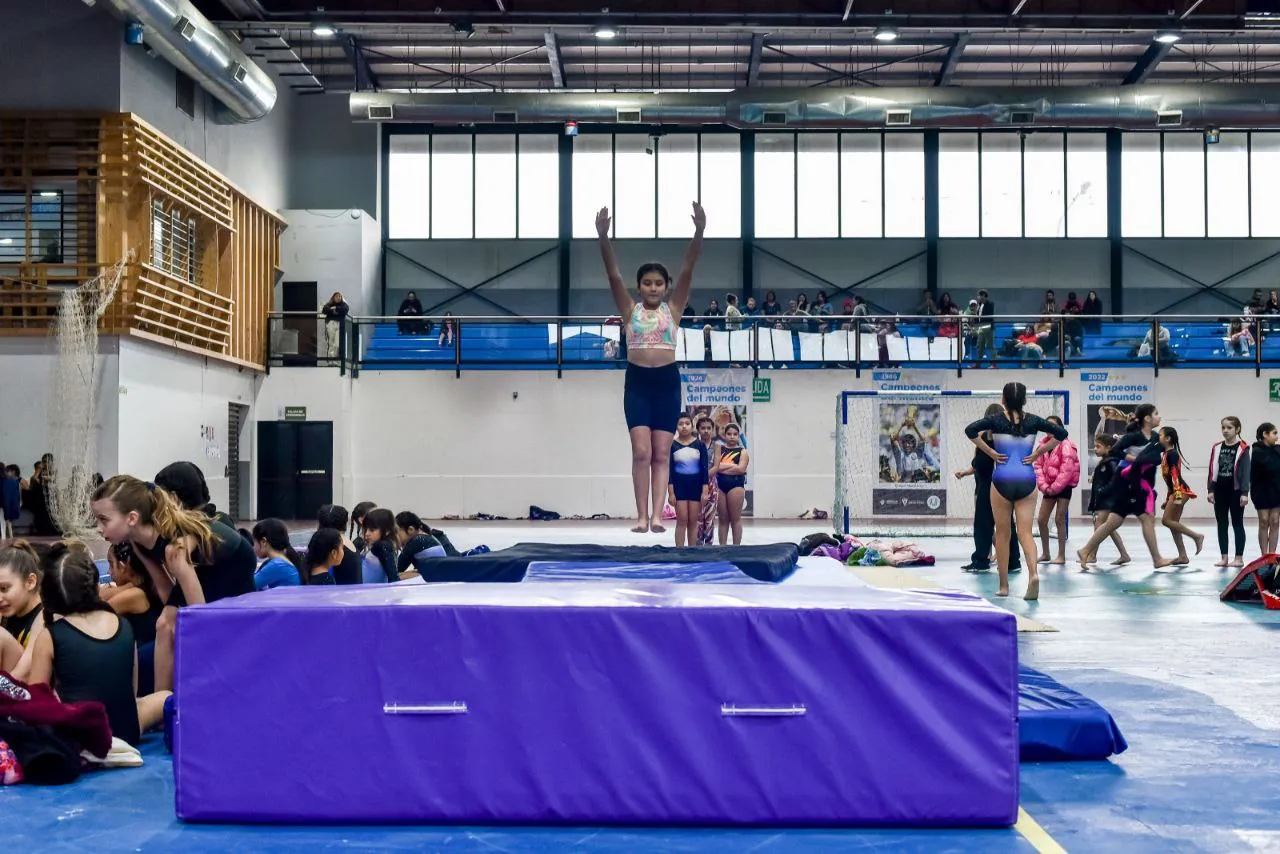 Se desarrolló un encuentro de Gimnasia Artística en el polideportivo Cochocho Vargas  (5)