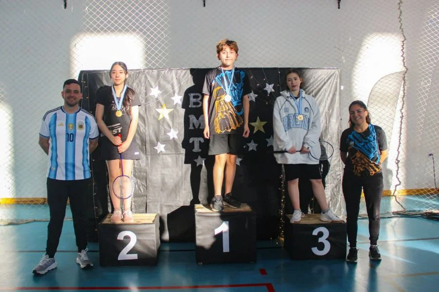 Podio en Bádminton