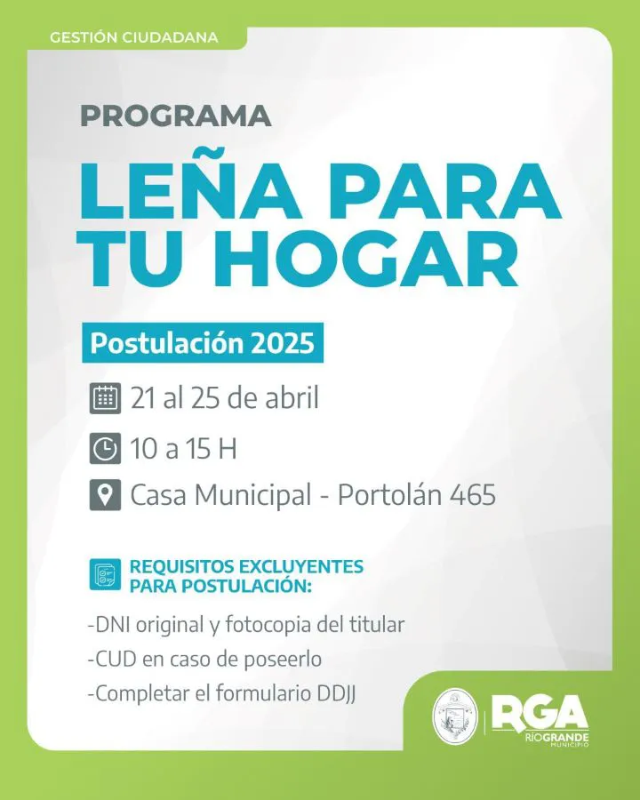 Abren inscripciones para acceder a la entrega de leña para calefaccionarse 02