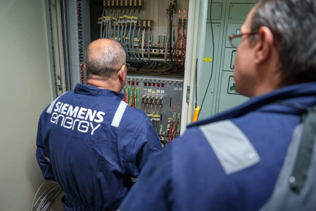 Ingenieros de Siemens trabajan para lograr subsanar la falla en la usina eléctrica  (1)