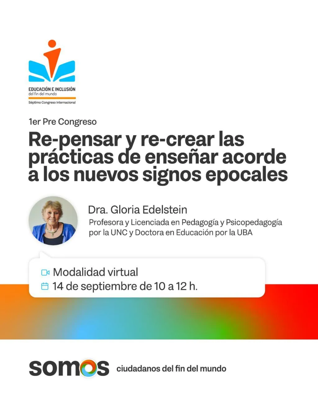 Este sábado se realizará el primer PreCongreso de Educación e Inclusión desde el Sur 2024 (2)