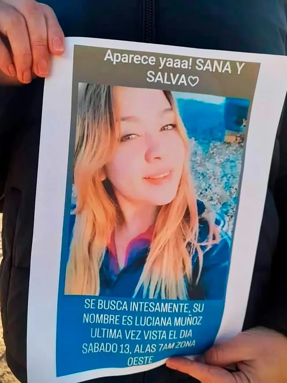 Buscan intensamente a una joven de 20 años desaparecida en Neuquén (2)