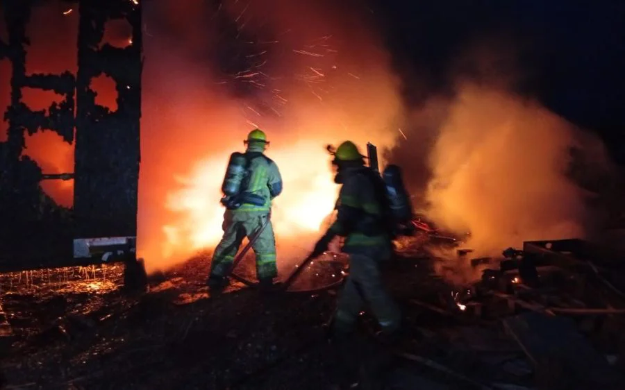Incendio accidental afectó una vivienda desocupada en Río Grande