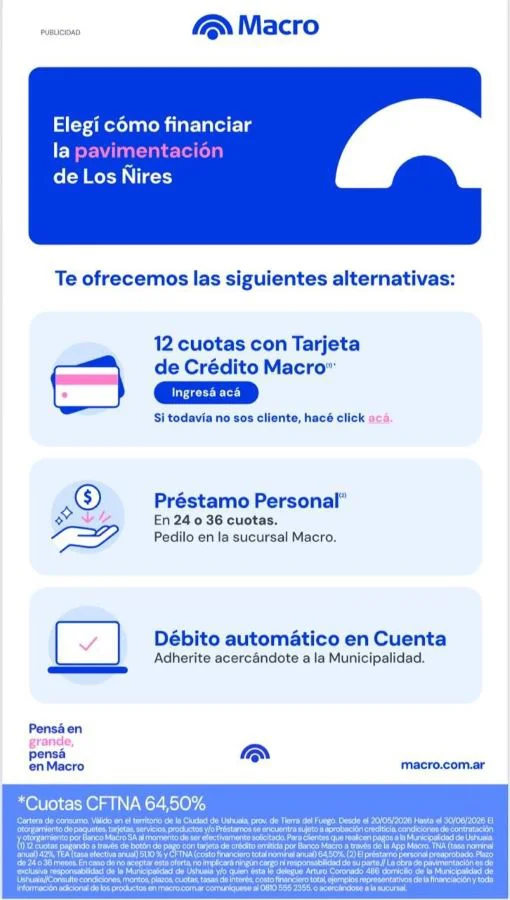 Facilidades para vecinos y comerciantes