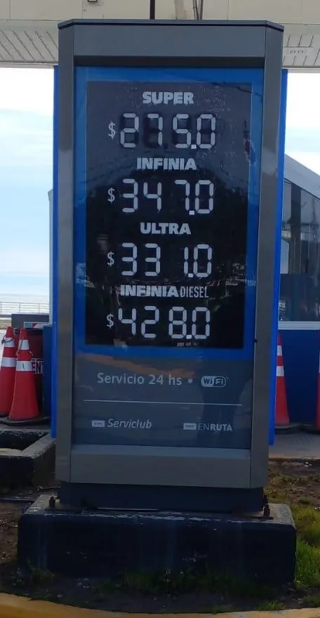 El fin de semana comenzó con un fuerte aumento de los combustibles de YPF 2